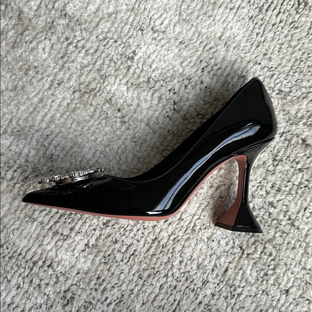 AMINA MUADDI Begum Patent Leather Pumps - Picture 2 of 10